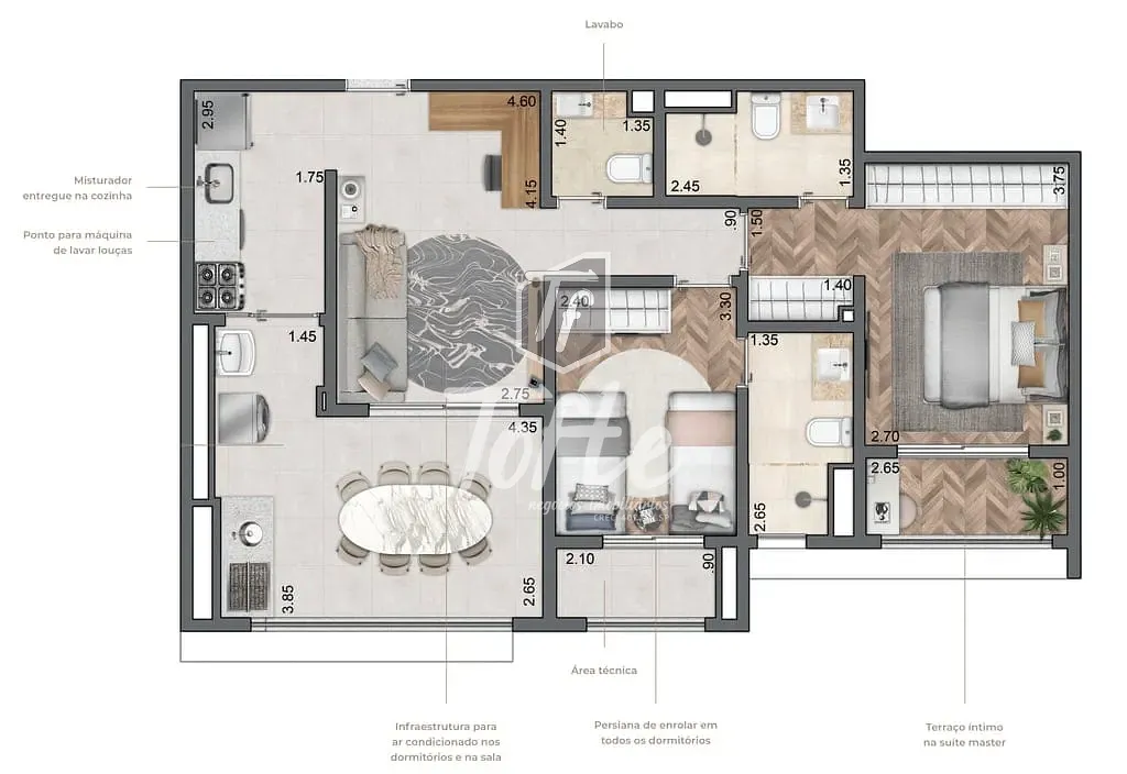 Apartamento, 3 quartos, 87 m² - Foto 24