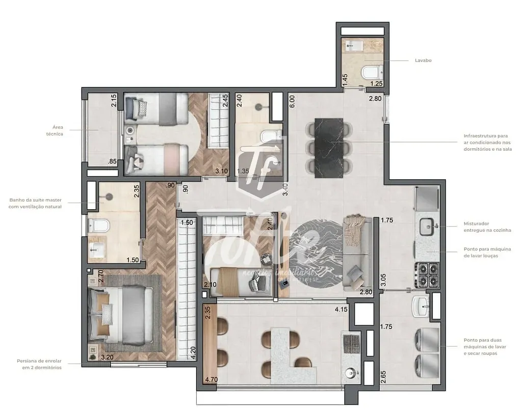 Apartamento, 3 quartos, 87 m² - Foto 25