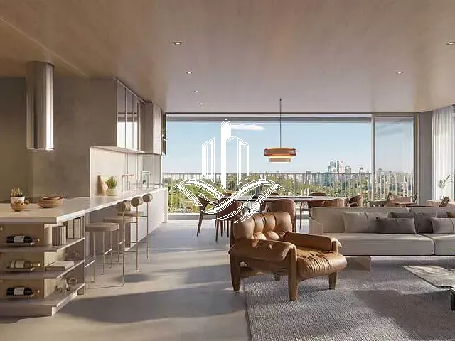 Apartamento 4 quartos e 6 banheiros, à venda, no bairro Brooklin Paulista em São Paulo
