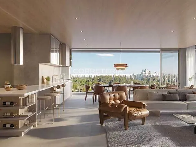 Apartamento 4 quartos e 6 banheiros, à venda, no bairro Brooklin Paulista em São Paulo
