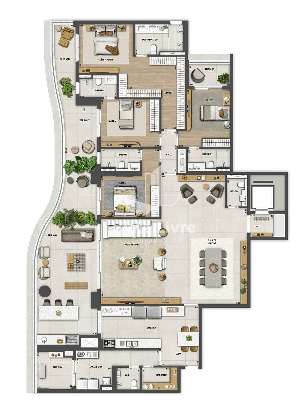 Cobertura, 4 quartos, 435 m² - Foto 23