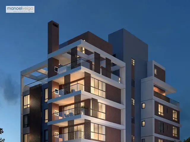 Apartamento 2 quartos e 3 banheiros, à venda, no bairro Hugo Lange em Curitiba