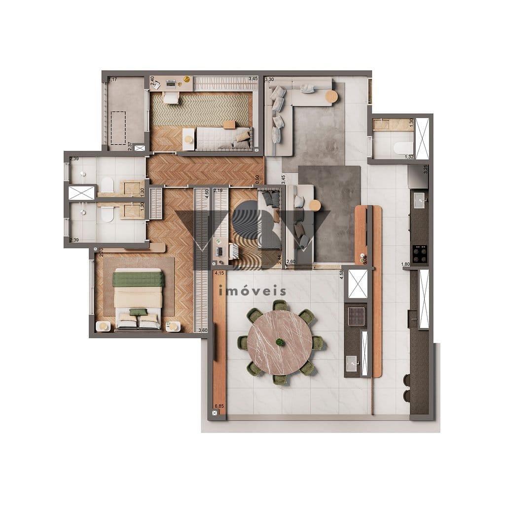 Apartamento, 3 quartos, 135 m² - Foto 17