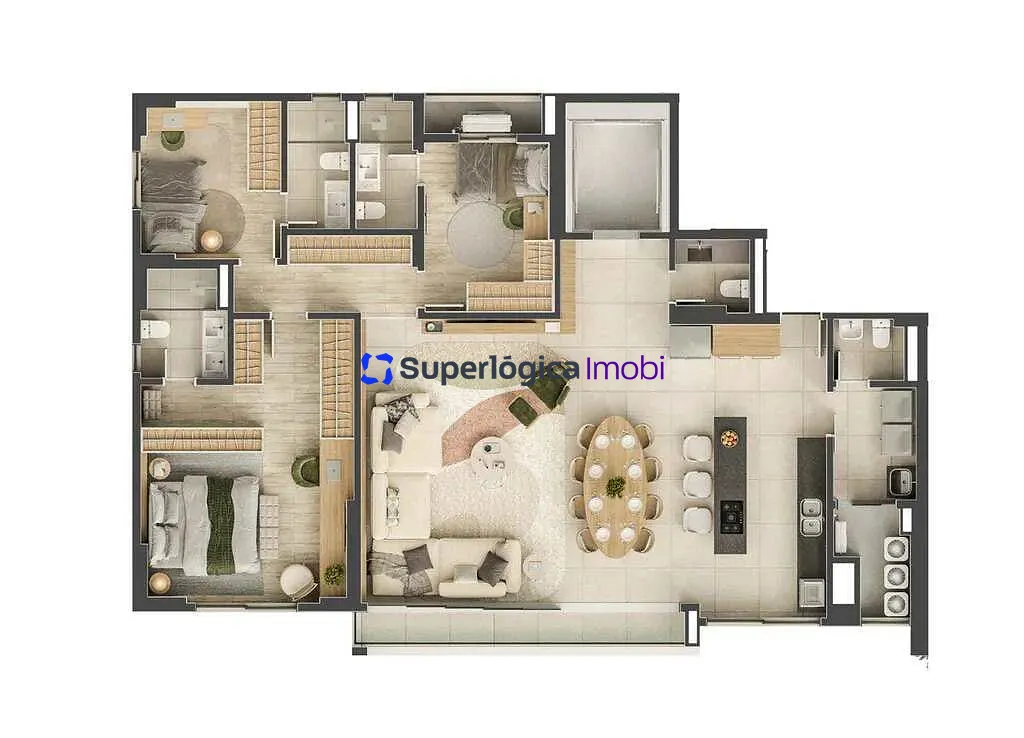 Apartamento, 3 quartos, 151 m² - Foto 57