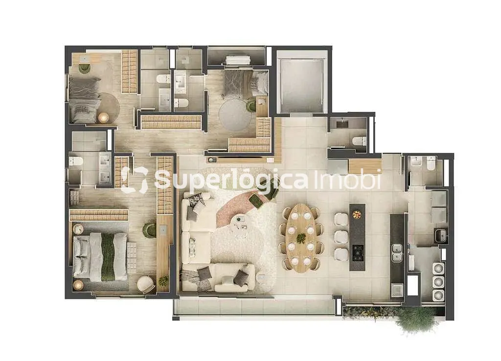 Apartamento, 3 quartos, 151 m² - Foto 56