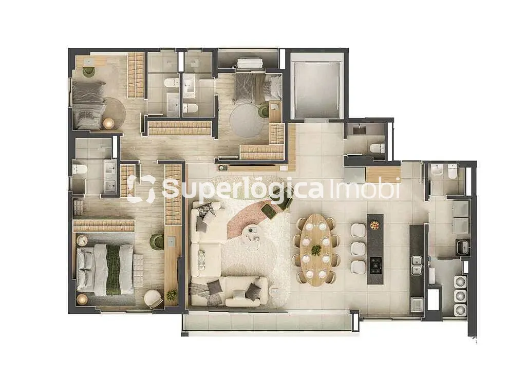 Apartamento, 3 quartos, 151 m² - Foto 57