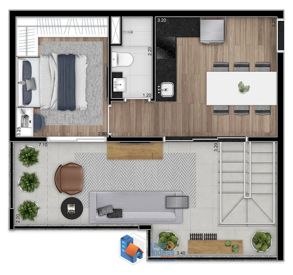 Apartamento, 1 quarto, 52 m² - Foto 14