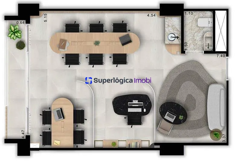 Sala-Conjunto, 39 m² - Foto 14
