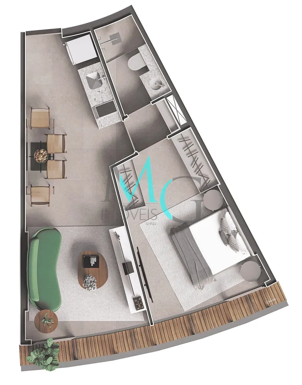 Apartamento, 1 quarto, 40 m² - Foto 71