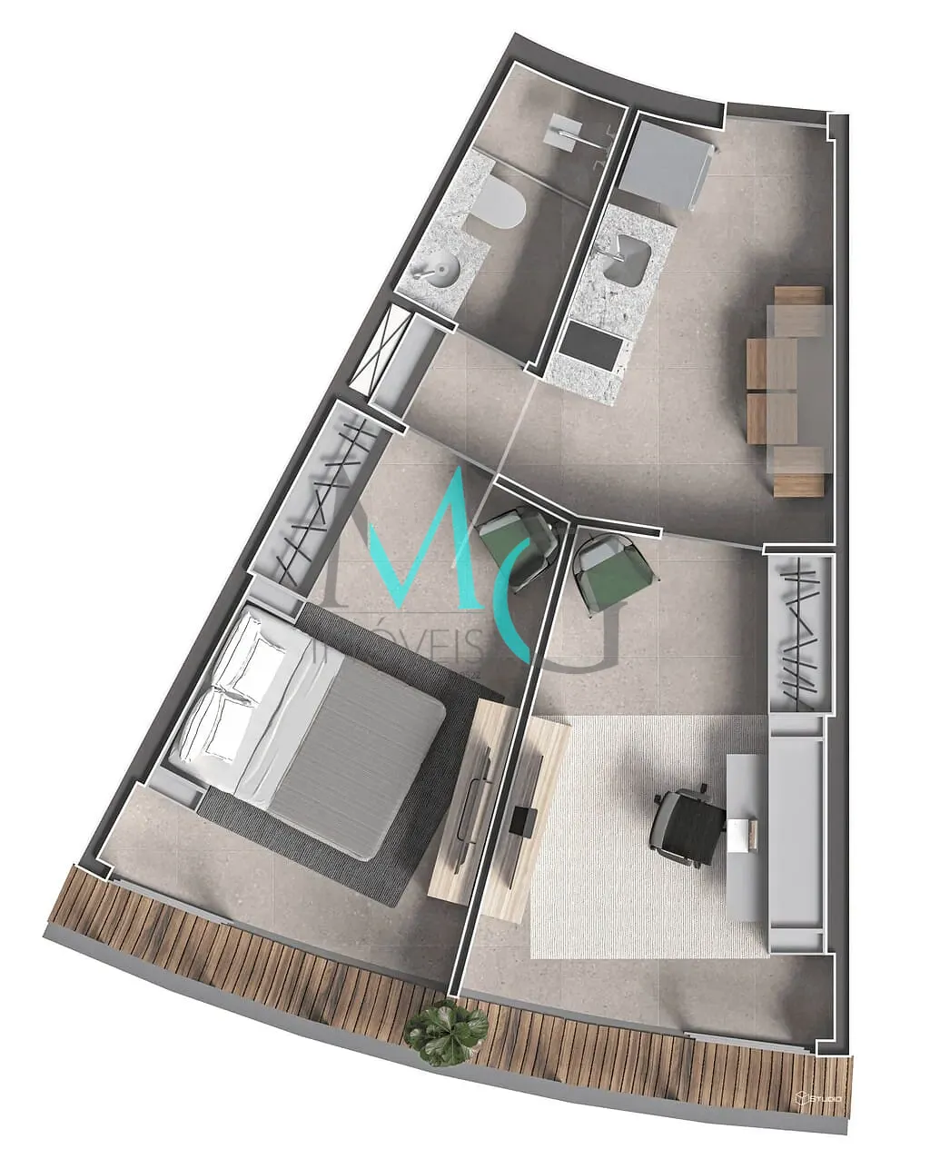 Apartamento, 1 quarto, 40 m² - Foto 72