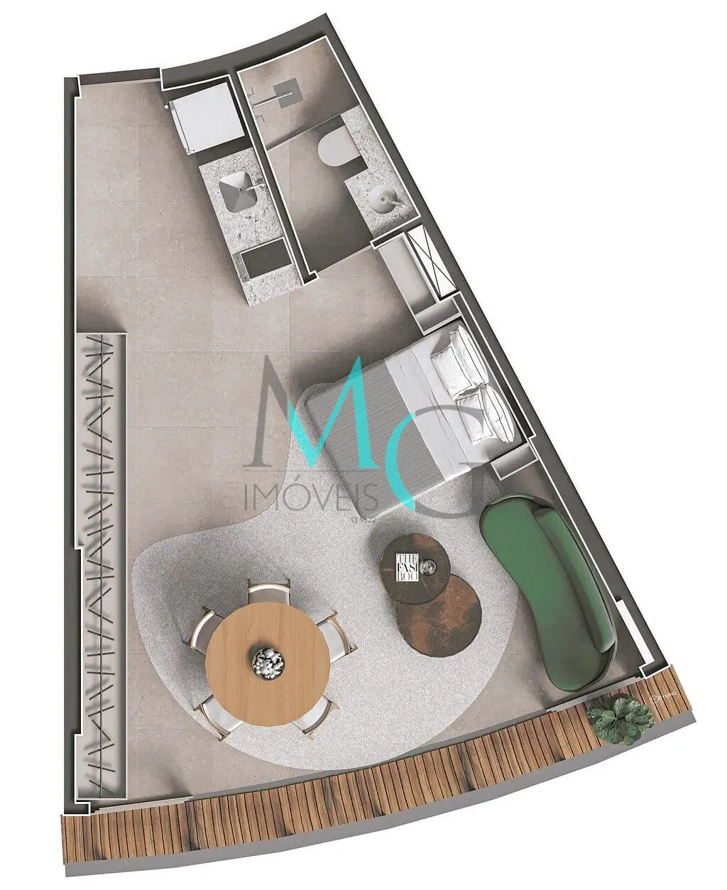 Cobertura, 1 quarto, 80 m² - Foto 68