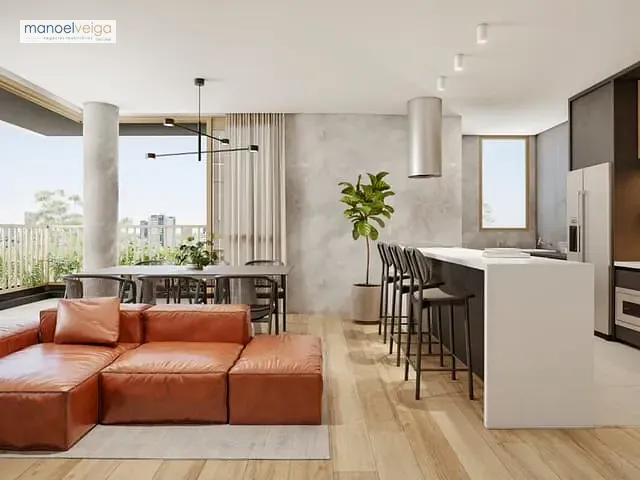 Apartamento 3 quartos e 2 banheiros, à venda, no bairro Juvevê em Curitiba