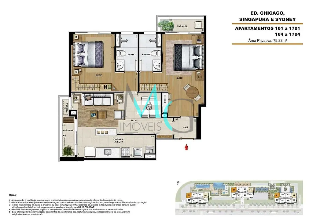 Apartamento, 2 quartos, 82 m² - Foto 29