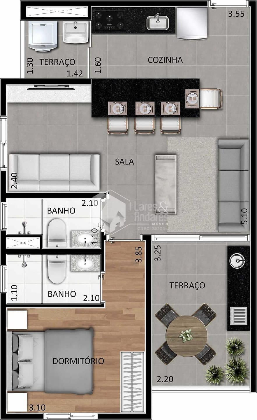 Apartamento, 2 quartos, 123 m² - Foto 16