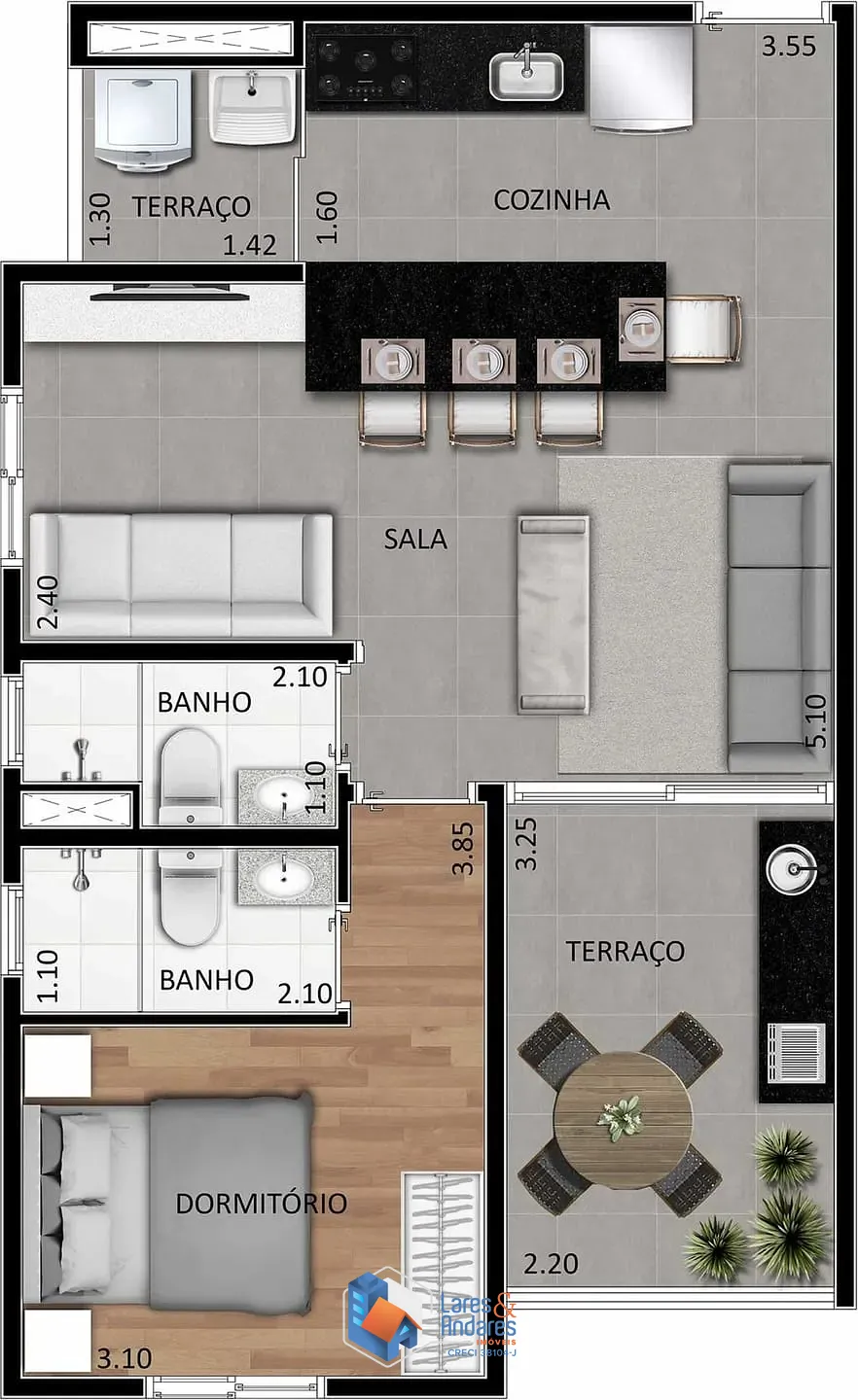 Apartamento, 2 quartos, 123 m² - Foto 16