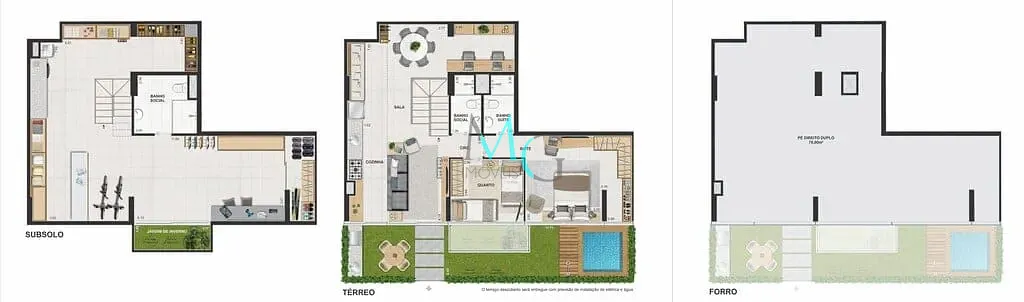 Apartamento, 3 quartos, 73 m² - Foto 71