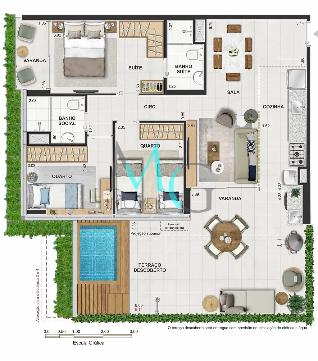 Apartamento, 2 quartos, 60 m² - Foto 57