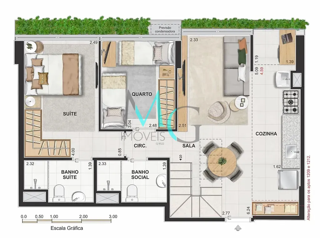 Apartamento, 2 quartos, 60 m² - Foto 58