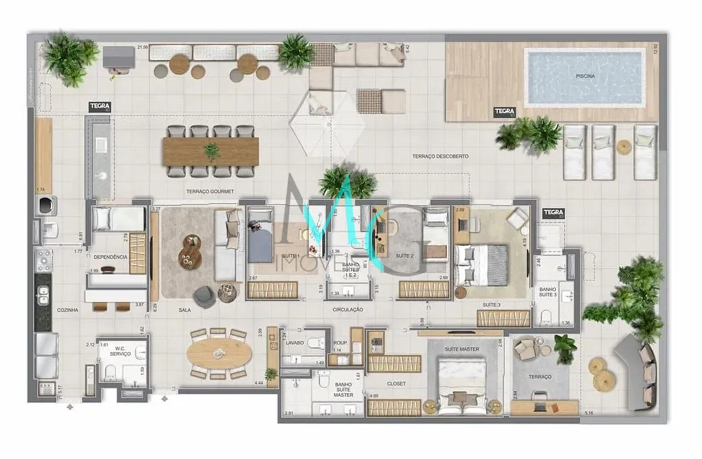 Apartamento, 4 quartos, 304 m² - Foto 96