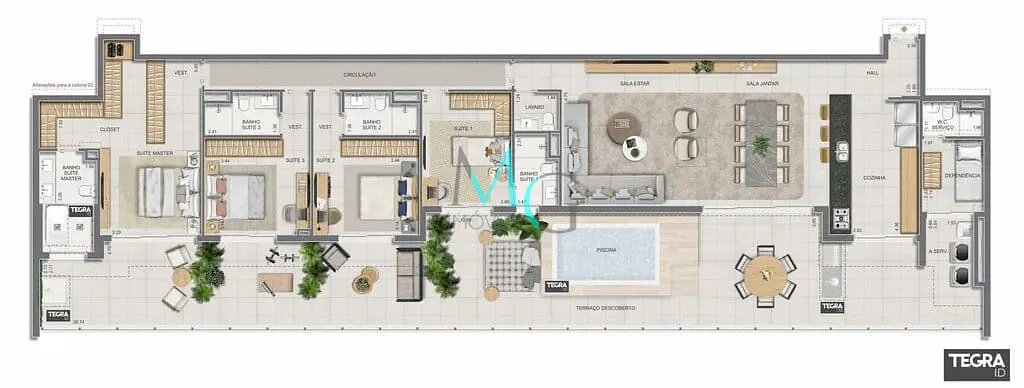 Apartamento, 3 quartos, 186 m² - Foto 91