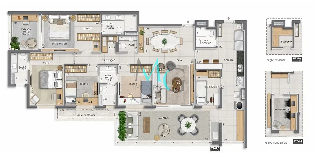 Apartamento, 3 quartos, 125 m² - Foto 70