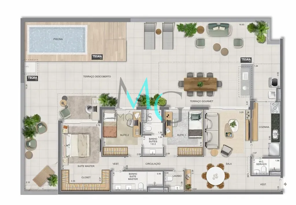 Apartamento, 3 quartos, 125 m² - Foto 78