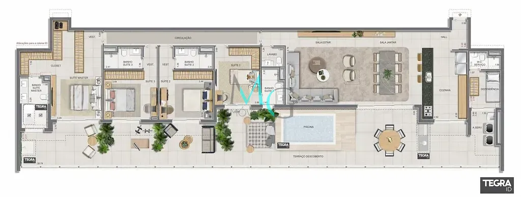 Apartamento, 3 quartos, 125 m² - Foto 91