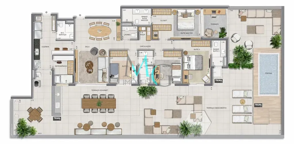 Apartamento, 3 quartos, 125 m² - Foto 102