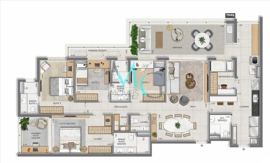 Cobertura, 4 quartos, 281 m² - Foto 74
