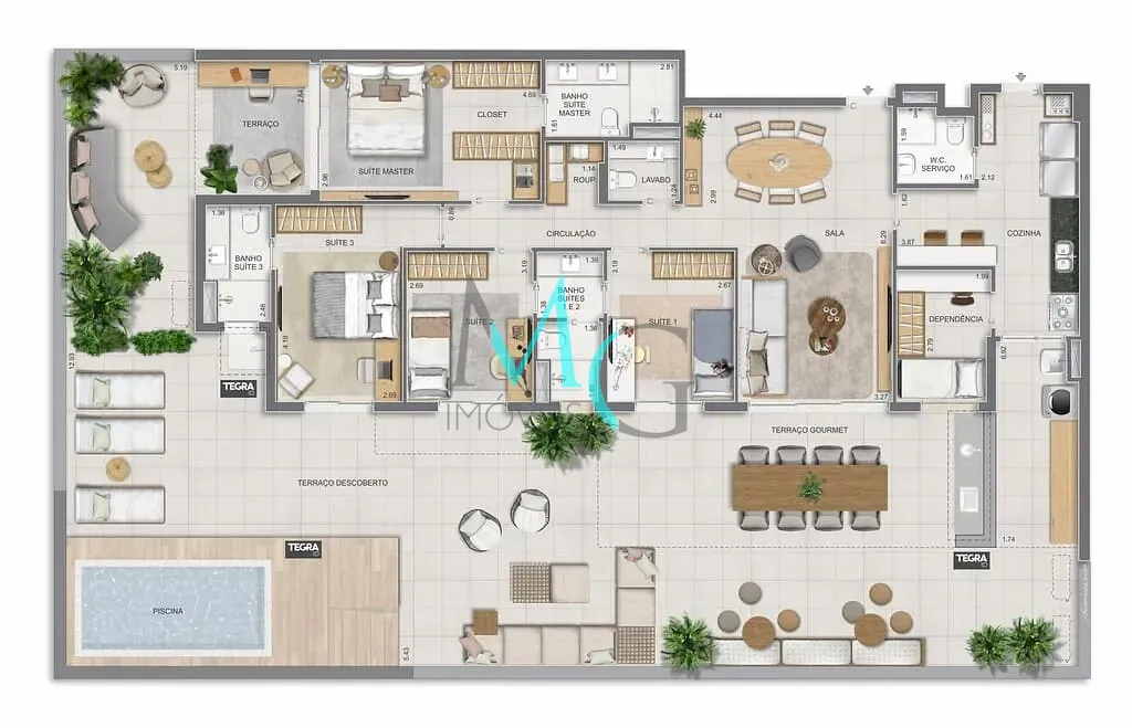 Cobertura, 4 quartos, 281 m² - Foto 93