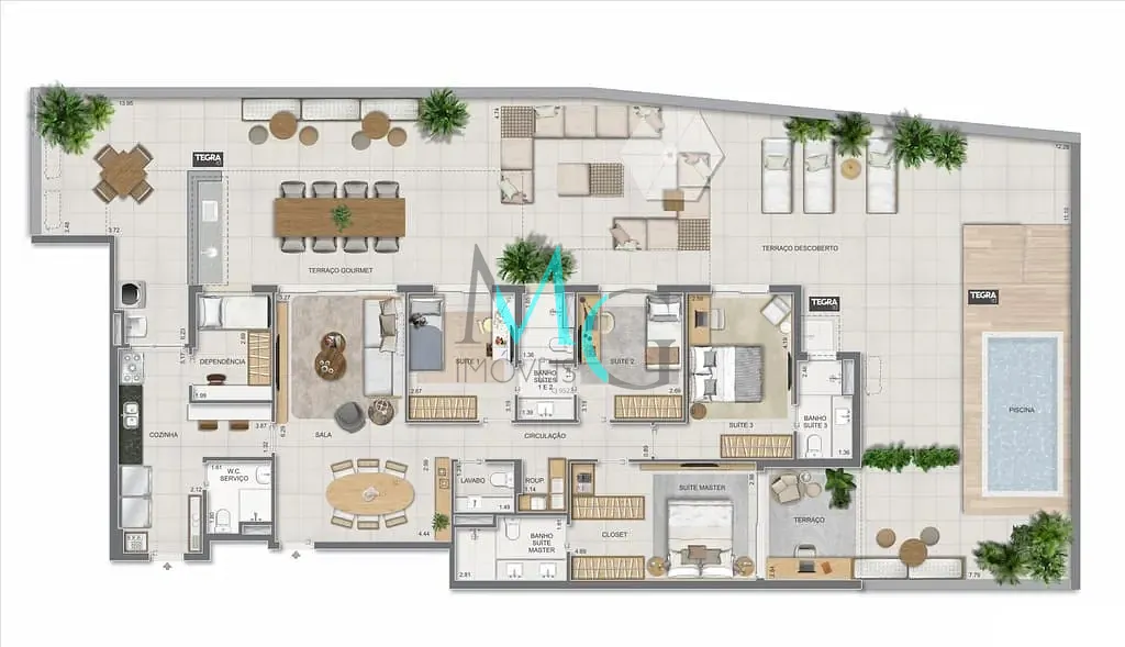 Cobertura, 4 quartos, 281 m² - Foto 99