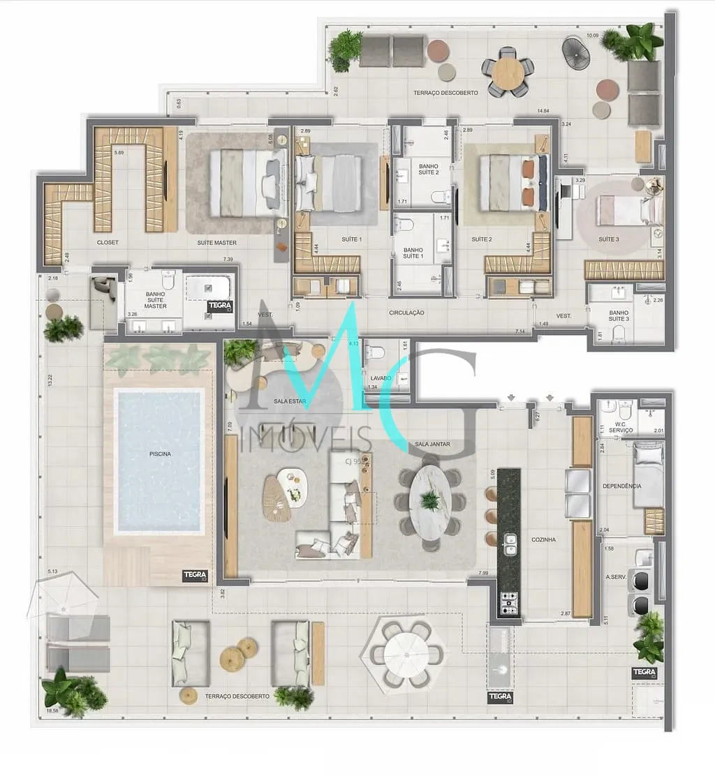 Cobertura, 4 quartos, 281 m² - Foto 107