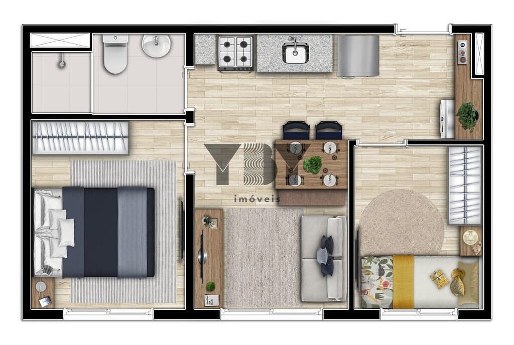 Apartamento, 2 quartos, 32 m² - Foto 18