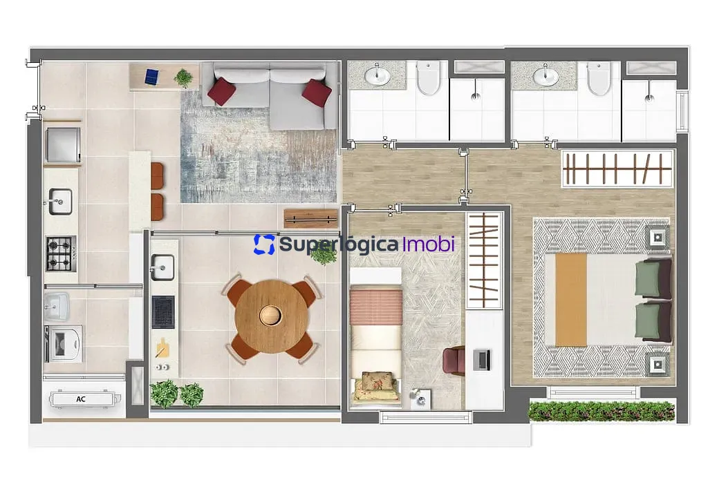 Cobertura, 2 quartos, 107 m² - Foto 23