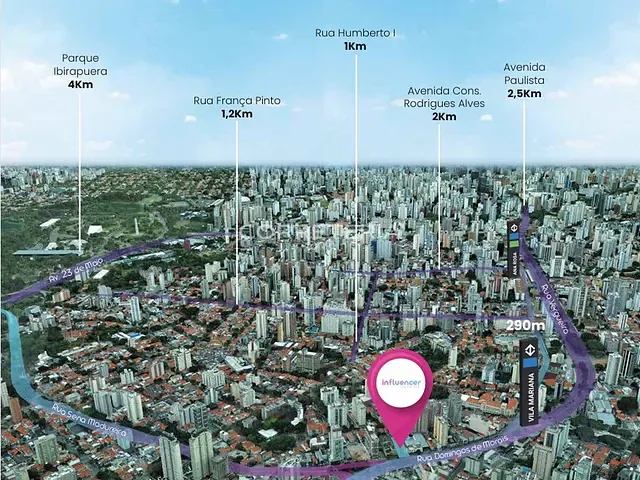 Apartamento 2 quartos e 2 banheiros, à venda, no bairro Vila Mariana em São Paulo
