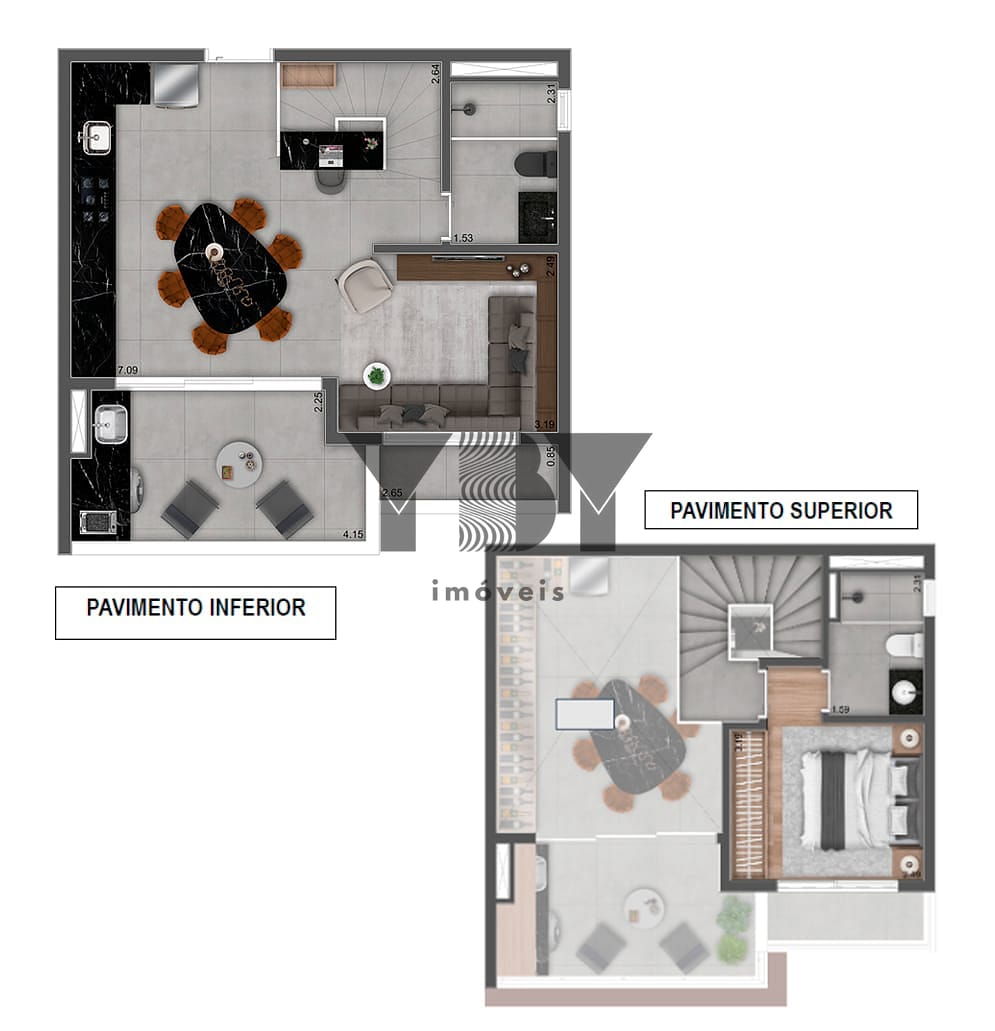 Cobertura, 1 quarto, 125 m² - Foto 48