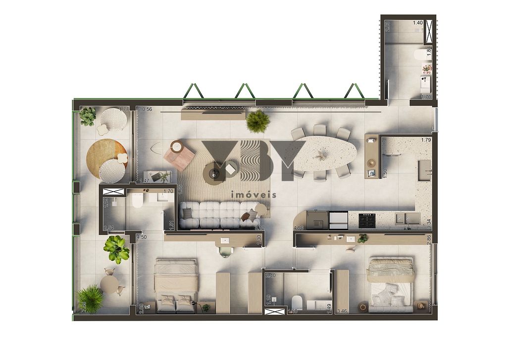 Cobertura, 2 quartos, 121 m² - Foto 36