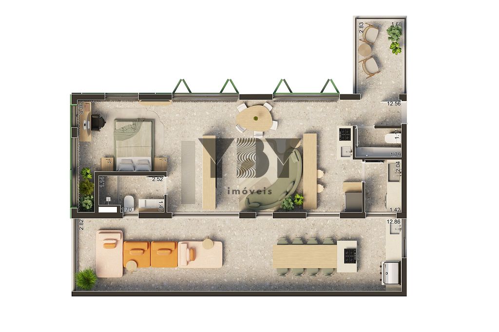 Cobertura, 2 quartos, 121 m² - Foto 38