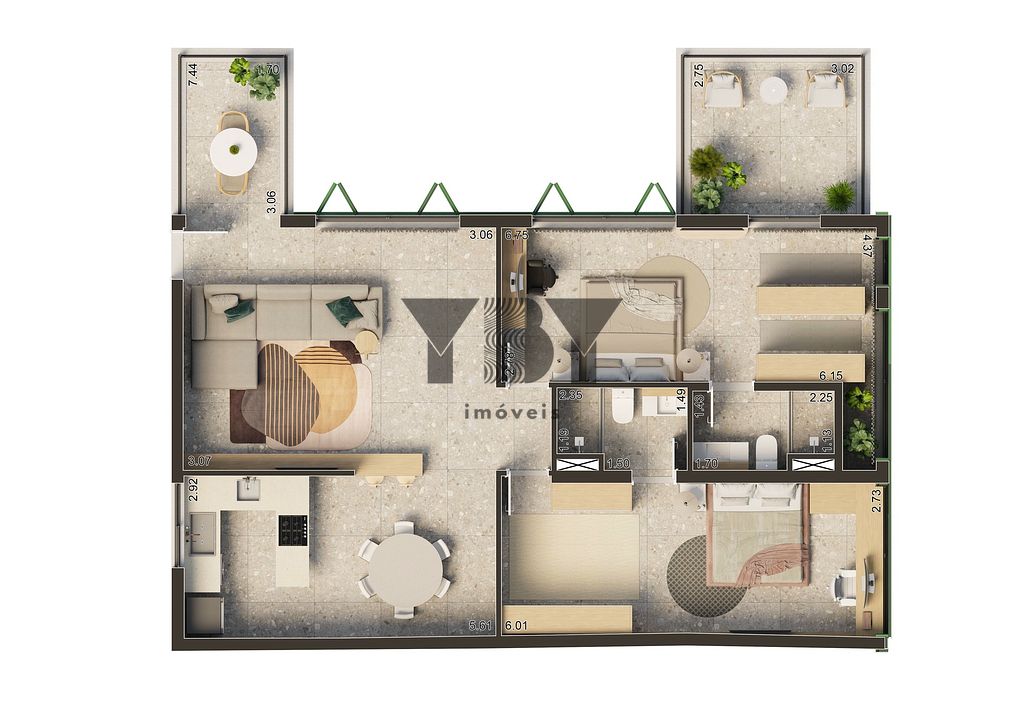 Apartamento, 2 quartos, 112 m² - Foto 40