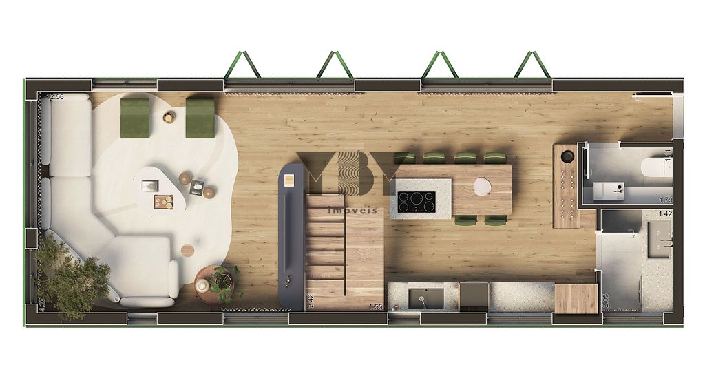 Apartamento, 1 quarto, 63 m² - Foto 44