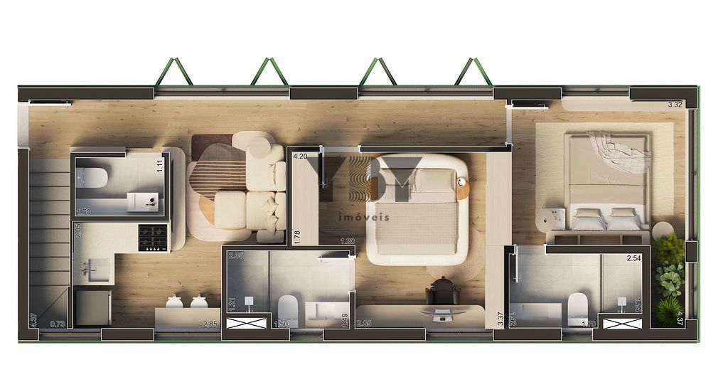 Apartamento, 1 quarto, 63 m² - Foto 45