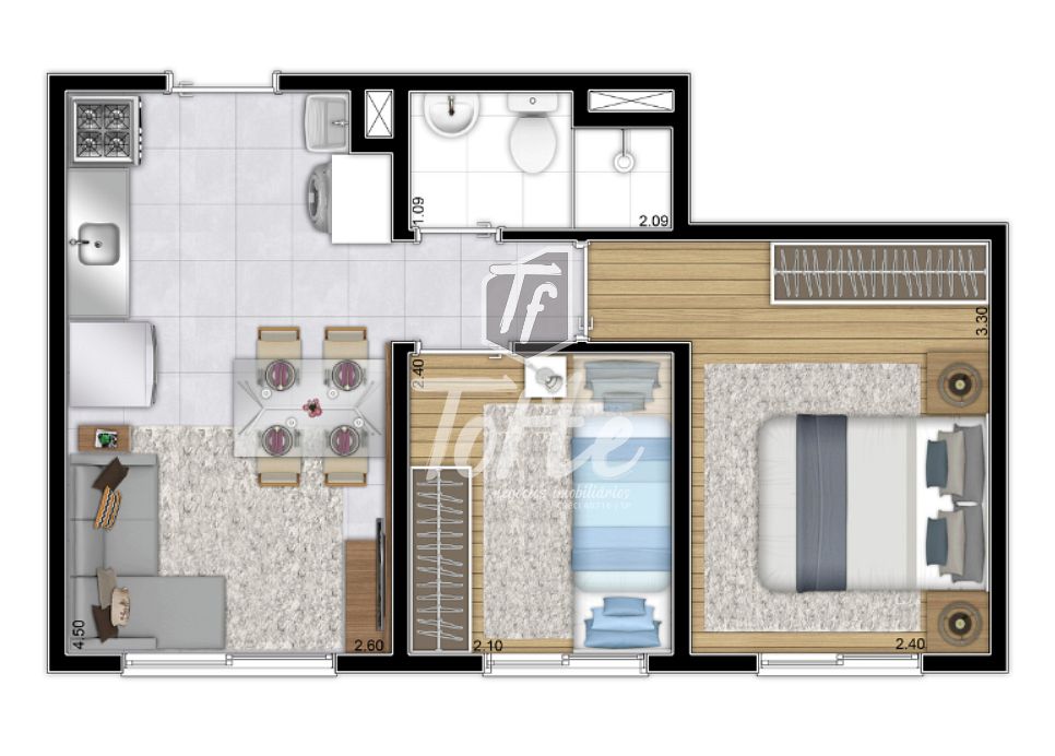 Apartamento, 2 quartos, 32 m² - Foto 20