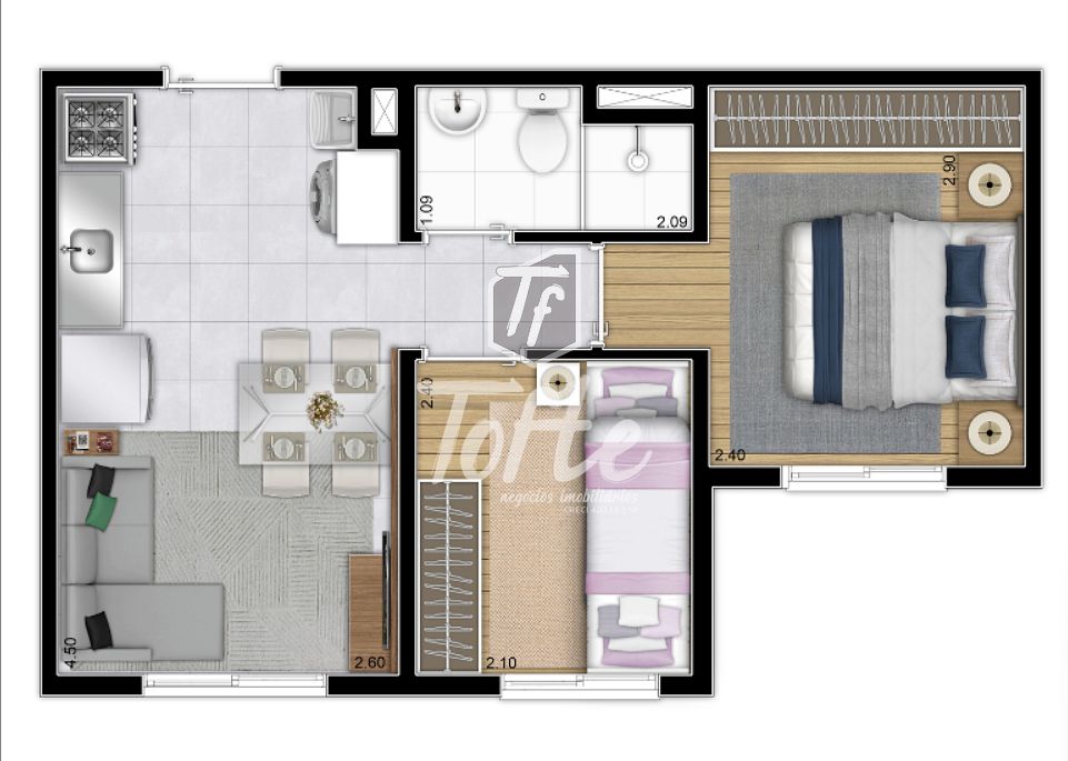 Apartamento, 2 quartos, 32 m² - Foto 21