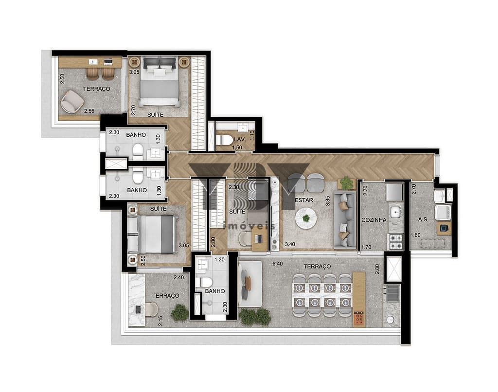 Apartamento, 3 quartos, 119 m² - Foto 30