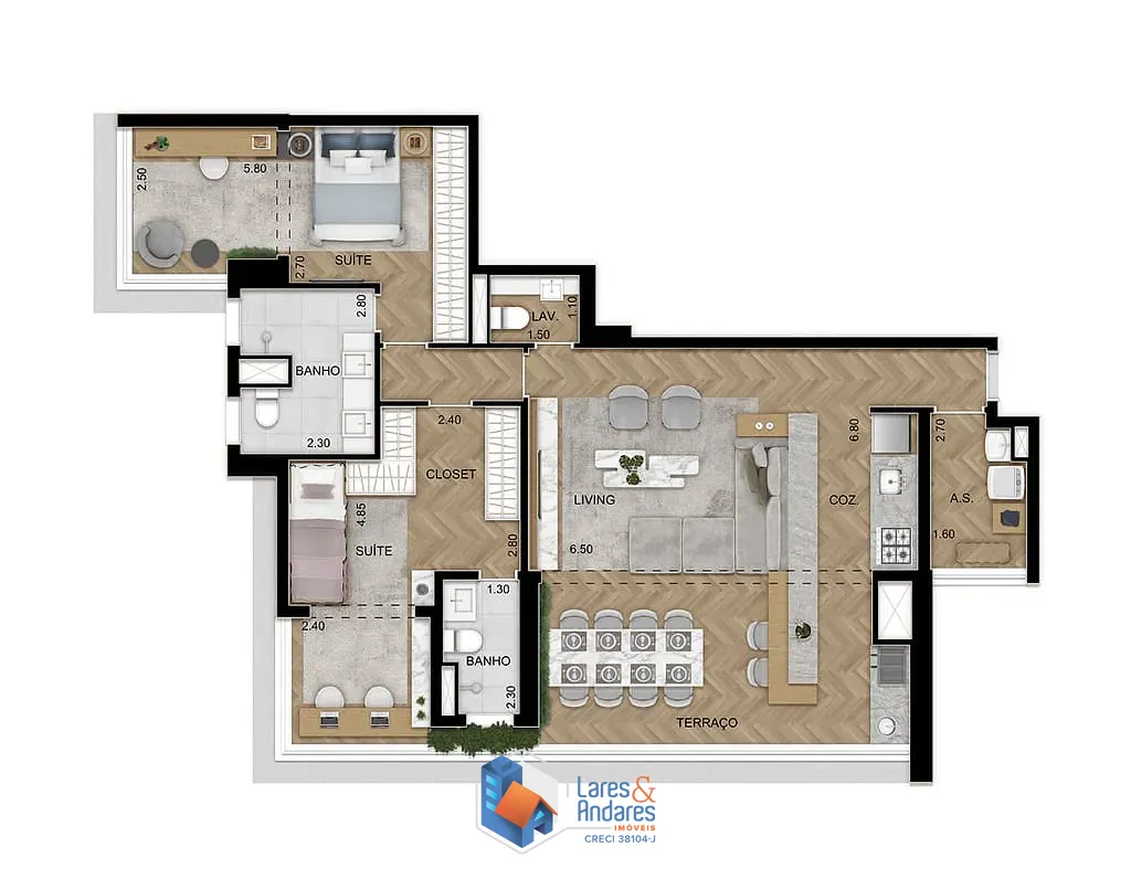 Apartamento, 3 quartos, 119 m² - Foto 31