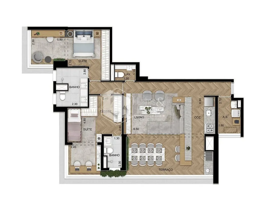 Cobertura, 3 quartos, 215 m² - Foto 31