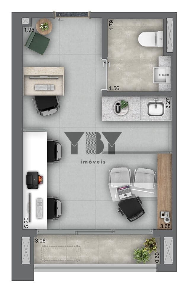 Conjunto Comercial-Sala à venda, 25m² - Foto 6