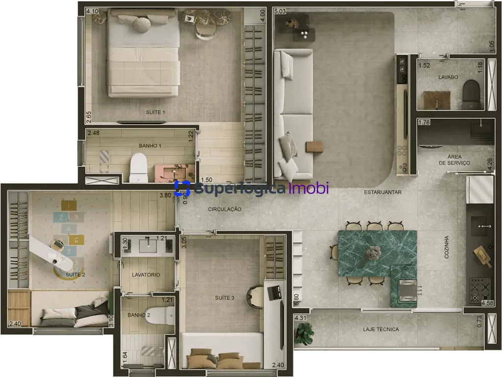 Apartamento, 3 quartos, 83 m² - Foto 19