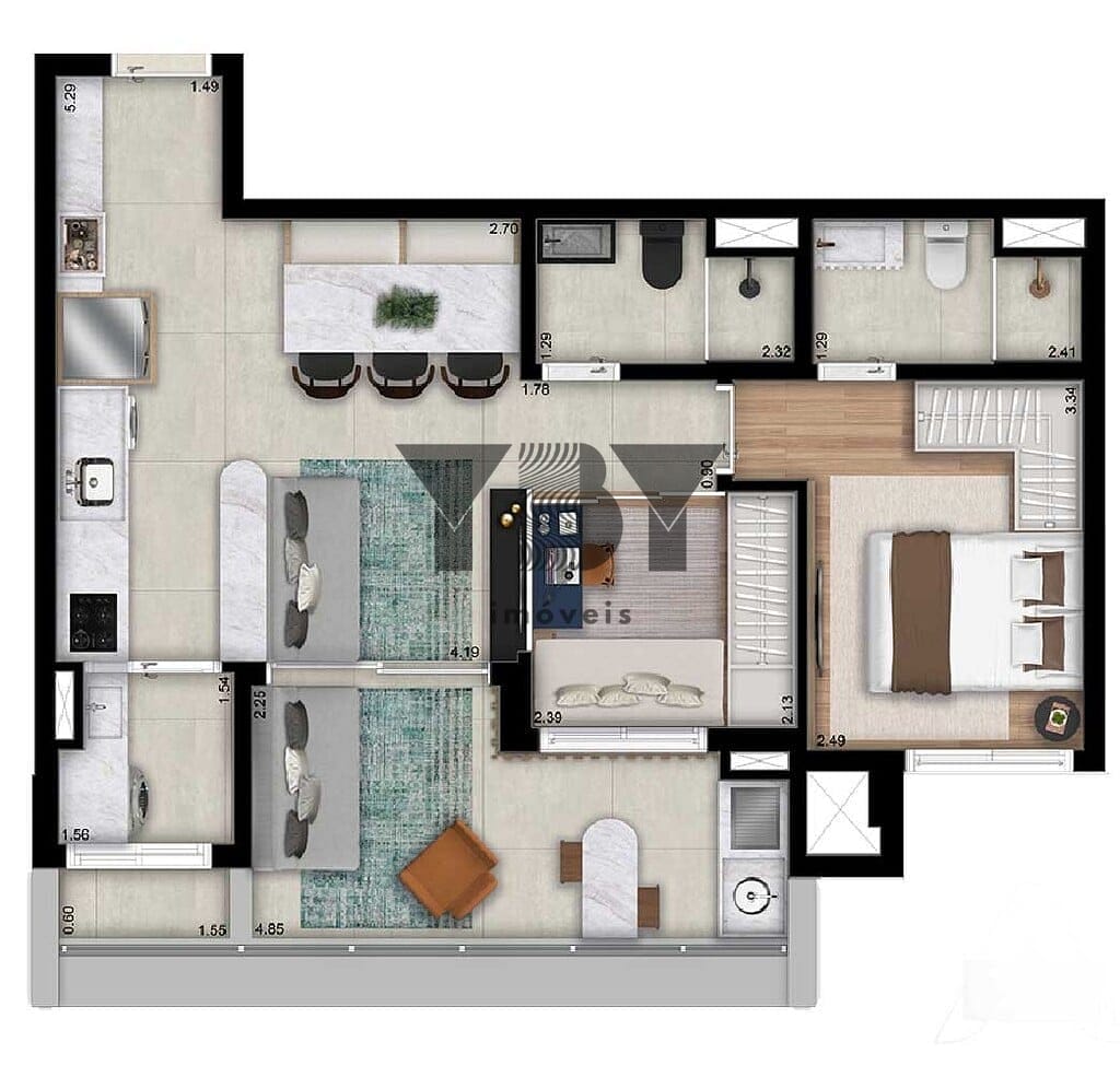 Cobertura à venda com 3 quartos, 198m² - Foto 34