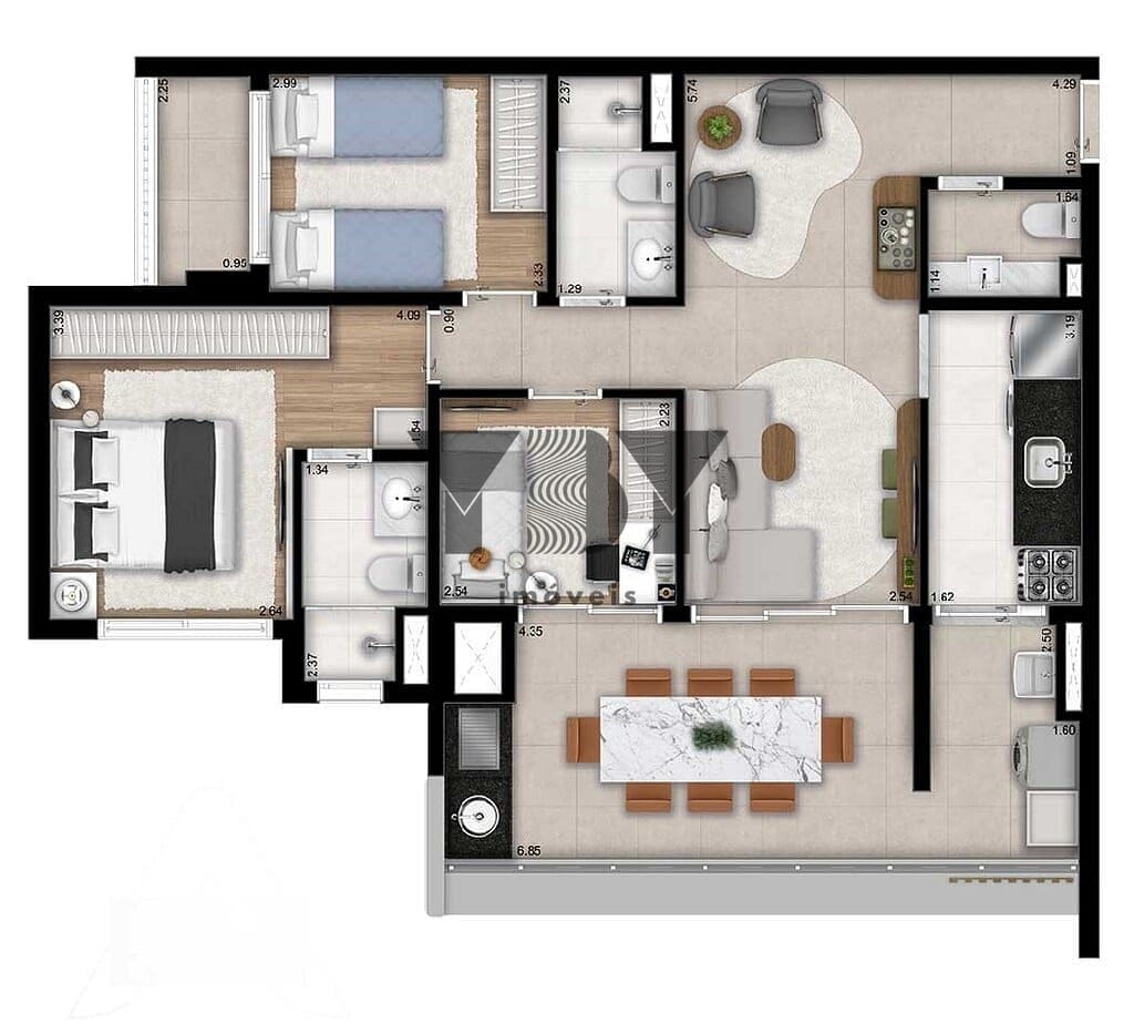 Cobertura à venda com 3 quartos, 198m² - Foto 35